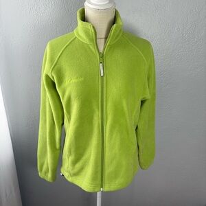 Columbia Lime Green Fleece Jacket